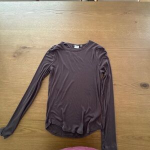 Aritzia Sunday’s Best Ribbed Long sleeve